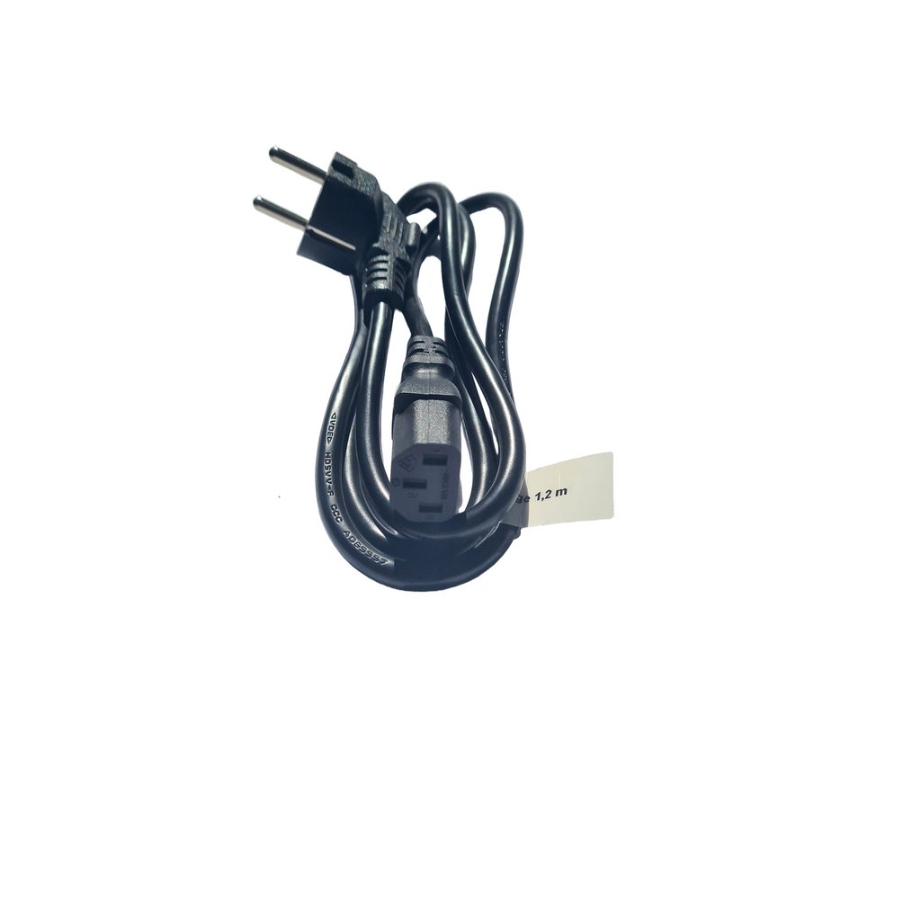 Power cable Schuko to IEC C13, 10 A, 1,2 m
