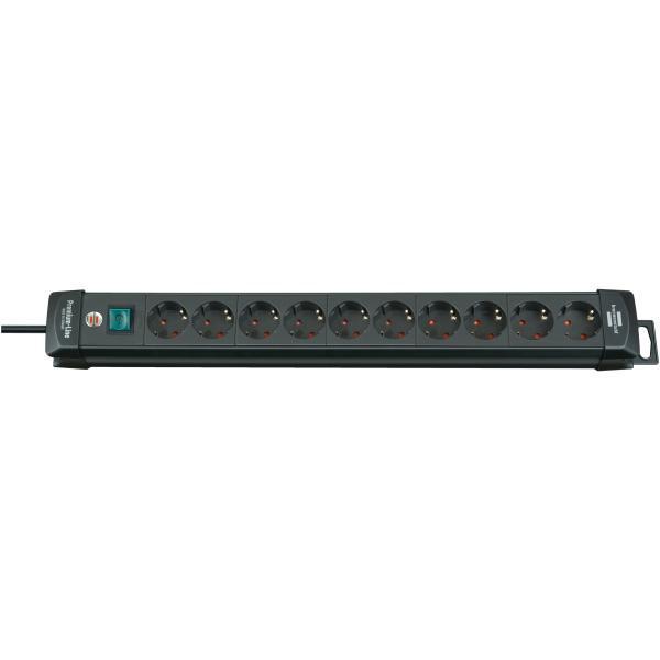 Steckdosenleiste, 10-fach, IEC-Stecker 16A